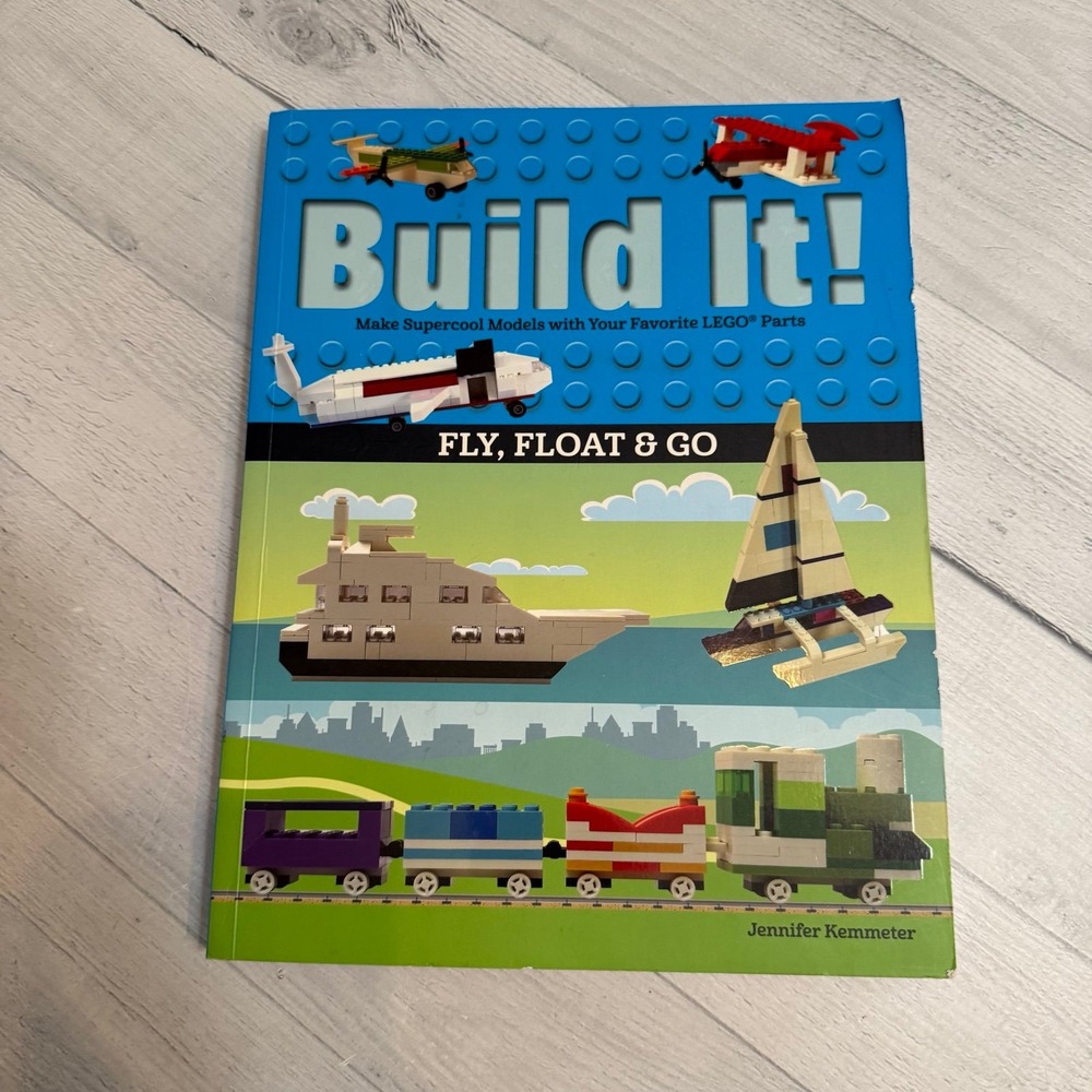 Lego build it fly float and go hardcover book